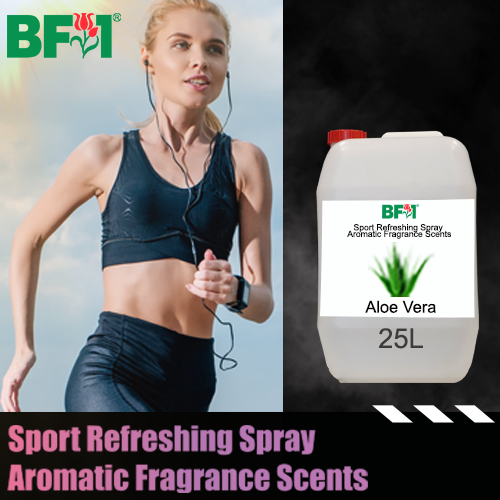 Sport Refreshing Spray - Aromatic Fragrance Scents - 25000ml (25L), Size: Aloe Vera