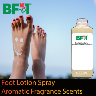 Foot Lotion Spray - Aromatic Fragrance Scents - 1000ml (1L)