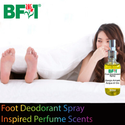 Foot Deodorant Spray - Inspired Perfume Scents - 50ml