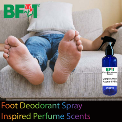 Foot Deodorant Spray - Inspired Perfume Scents - 200ml
