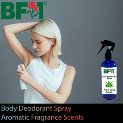 Body Deodorant Spray - Aromatic Fragrance Scents - 200ml, Scents: Aloe Vera