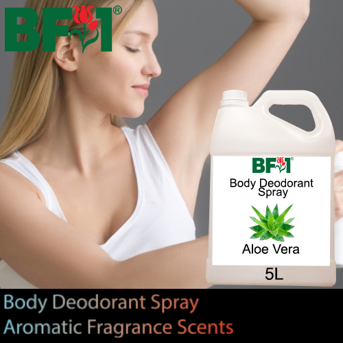 Body Deodorant Spray - Aromatic Fragrance Scents - 5000ml (5L), Scents: Aloe Vera