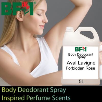 Body Deodorant Spray - Inspired Perfume Scents - 5000ml (5L)