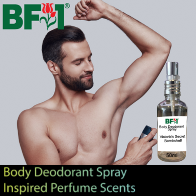 Body Deodorant Spray - Inspired Perfume Scents - 50ml