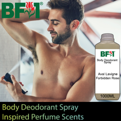 Body Deodorant Spray - Inspired Perfume Scents - 1000ml (1L)