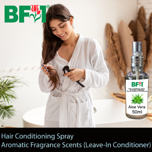 Hair Conditioning Spray - Aromatic Fragrance Scents (Leave-In Conditioner) - 50ml, Scents: Aloe Vera