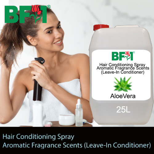 Hair Conditioning Spray - Aromatic Fragrance Scents (Leave-In Conditioner) - 25000ml (25L), Size: Aloe Vera