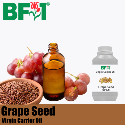 VCO - Grape Seed Virgin Carrier Oil - 500ml