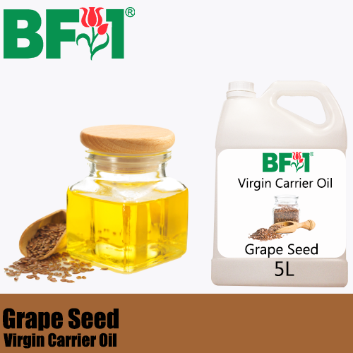 VCO - Grape Seed Virgin Carrier Oil - 5000ml
