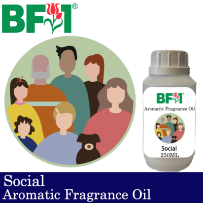 Aromatic Fragrance Oil (AFO) - Social - 250ml Aromatic Fragrance Oil (AFO) - Social - 250ml