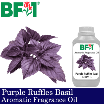 Aromatic Fragrance Oil (AFO) - Purple Ruffles Basil - 500ml