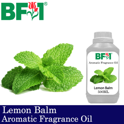 Aromatic Fragrance Oil (AFO) - Lemon Balm - 500ml Aromatic Fragrance Oil (AFO) - Lemon Balm - 500ml