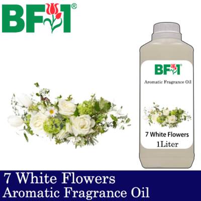 Aromatic Fragrance Oil (AFO) - 7 White Flowers - 1L Aromatic Fragrance Oil (AFO) - 7 White Flowers - 1L