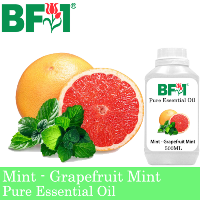 Pure Essential Oil (EO) - Mint - Grapefruit Mint ( Mentha Piperita ) Essential Oil - 500ml