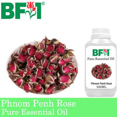 Pure Essential Oil (EO) - Rose - Phnom Penh Rose Essential Oil - 500ml
