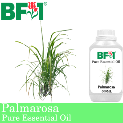 Pure Essential Oil (EO) - Palmarosa Essential Oil - 500ml