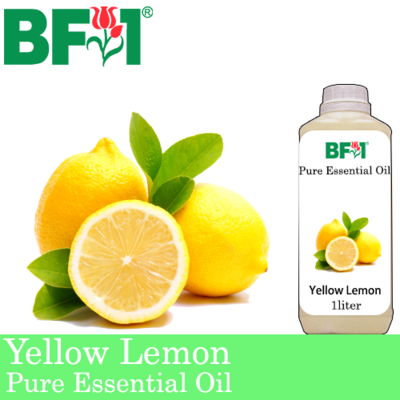 Pure Essential Oil (EO) - Lemon - Yellow Lemon Essential Oil - 1L