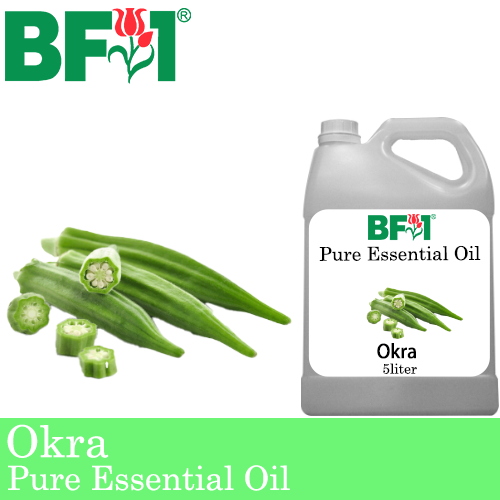 Pure Essential Oil (EO) - Okra (Ladies Fingers) Essential Oil - 5L