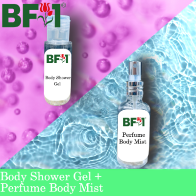 Body Shower Gel + Perfume Body Mist