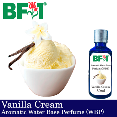 Aromatic Water Base Perfume (WBP) - Vanilla Cream - 50ml Diffuser Perfume