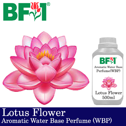 Aromatic Water Base Perfume (WBP) - Lotus Flower - 500ml Diffuser Perfume