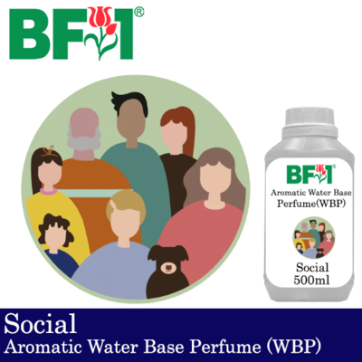 Aromatic Water Base Perfume (WBP) - Social - 500ml Diffuser Perfume
