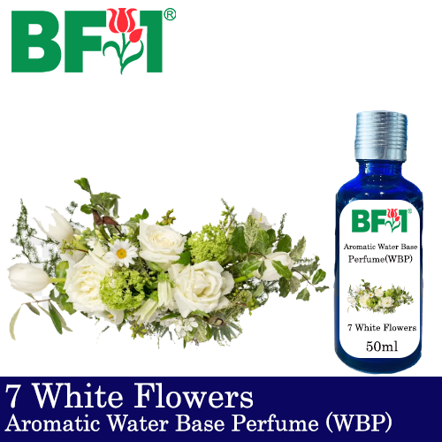 Aromatic Water Base Perfume (WBP) - 7 White Flower - 50ml Diffuser Perfume