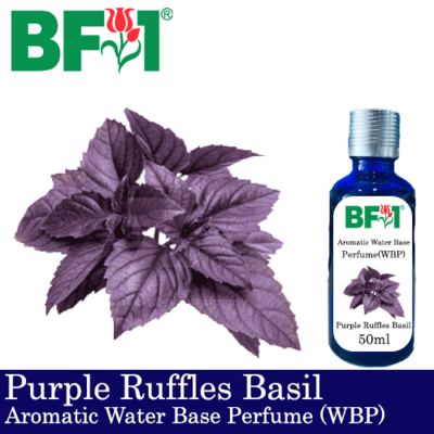 Aromatic Water Base Perfume (WBP) - Purple Ruffles Basil - 50ml Diffuser Perfume