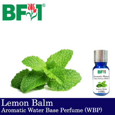 Aromatic Water Base Perfume (WBP) - Lemon Balm - 10ml Diffuser Perfume
