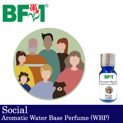 Aromatic Water Base Perfume (WBP) - Social - 10ml Diffuser Perfume