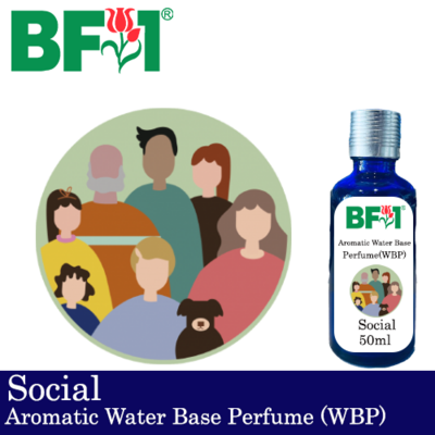 Aromatic Water Base Perfume (WBP) - Social - 50ml Diffuser Perfume