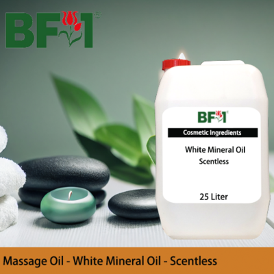 CI - Massage Oil - White Mineral Oil - Scentless 25L