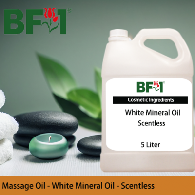 CI - Massage Oil - White Mineral Oil - Scentless 5000ml