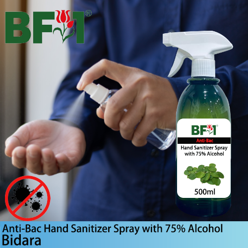 Anti-Bac Hand Sanitizer Spray with 75% Alcohol (ABHSS) - Bidara - 500ml