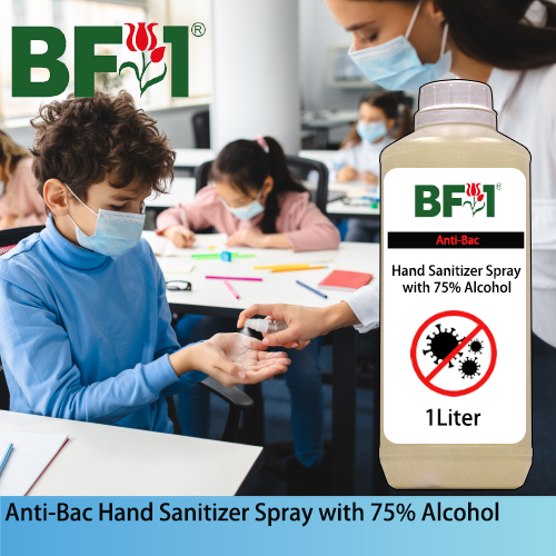 Anti-Bac Hand Sanitizer Spray with 75% Alcohol (ABHSS) - Plain - 1L