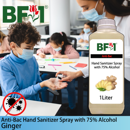 Anti-Bac Hand Sanitizer Spray with 75% Alcohol (ABHSS) - Ginger - 1L