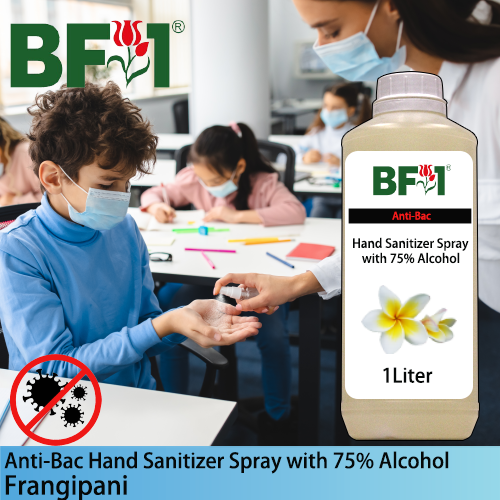 Anti-Bac Hand Sanitizer Spray with 75% Alcohol (ABHSS) - Frangipani - 1L