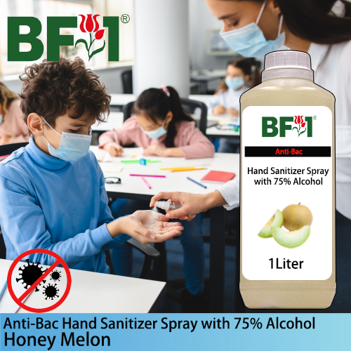 Anti-Bac Hand Sanitizer Spray with 75% Alcohol (ABHSS) - Honey Melon - 1L