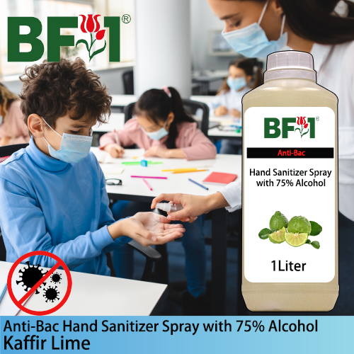 Anti-Bac Hand Sanitizer Spray with 75% Alcohol (ABHSS) - Lime - Kaffir Lime - 1L