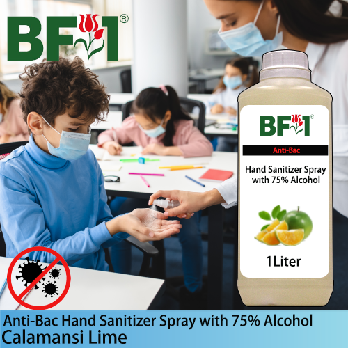 Anti-Bac Hand Sanitizer Spray with 75% Alcohol (ABHSS) - Lime - Calamansi Lime - 1L