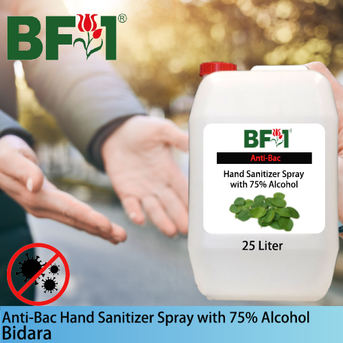 Anti-Bac Hand Sanitizer Spray with 75% Alcohol (ABHSS) - Bidara - 25L