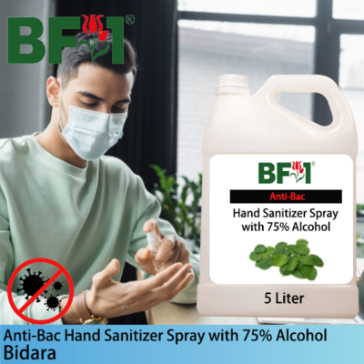 Anti-Bac Hand Sanitizer Spray with 75% Alcohol (ABHSS) - Bidara - 5L