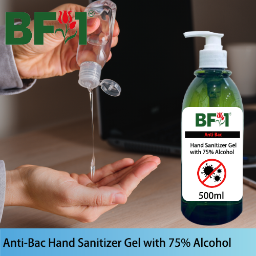 Antibacterial Hand Sanitizer Serum ( 75% Alcohol Gel Form Rinse Free )  - 500ml