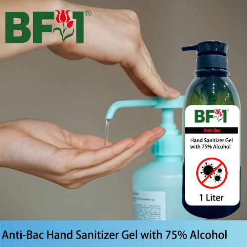 Antibacterial Hand Sanitizer Serum ( 75% Alcohol Gel Form Rinse Free ) - 1L