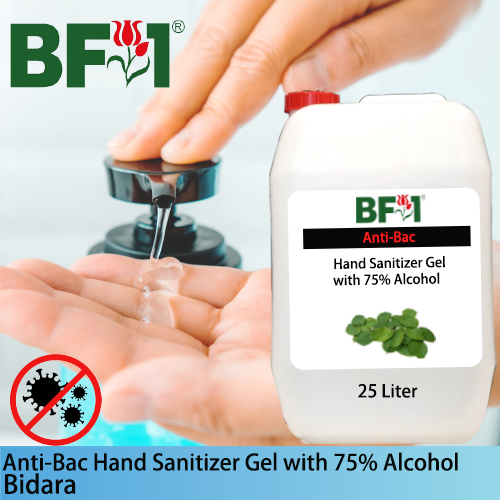 Anti-Bac Hand Sanitizer Gel with 75% Alcohol (ABHSG) - Bidara Leaf - 25L
