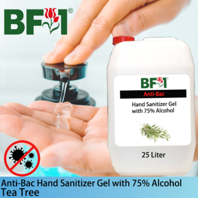 Anti-Bac Hand Sanitizer Gel with 75% Alcohol (ABHSG) - Tea Tree - 25L