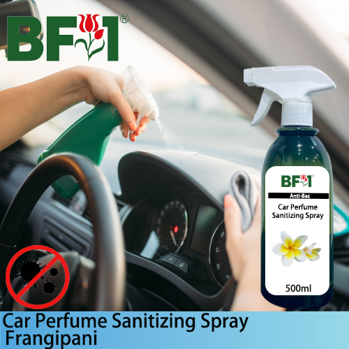 Car Perfume Sanitizing Spray - Frangipani - 500ml