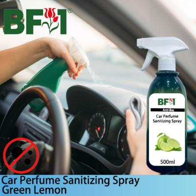 Car Perfume Sanitizing Spray - Lemon - Green Lemon - 500ml