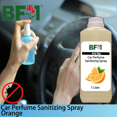 Car Perfume Sanitizing Spray - Orange - 1L