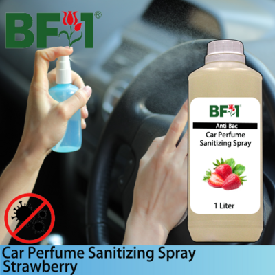 Car Perfume Sanitizing Spray - Strawberry - 1L